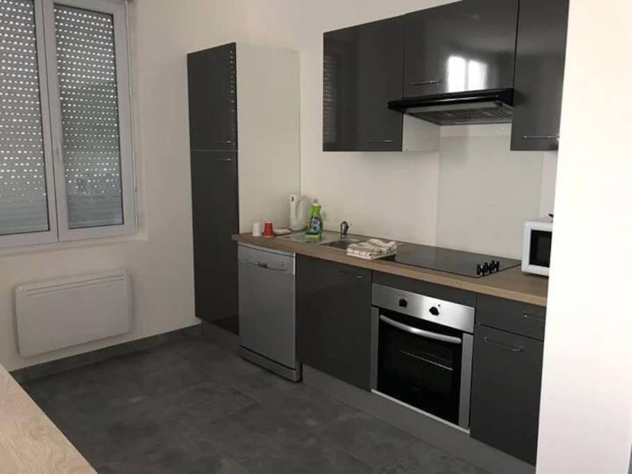 Appartement 10 Pers Face Gare Sncf Appart Hotel Le Cygne A Bourges Eksteriør bilde